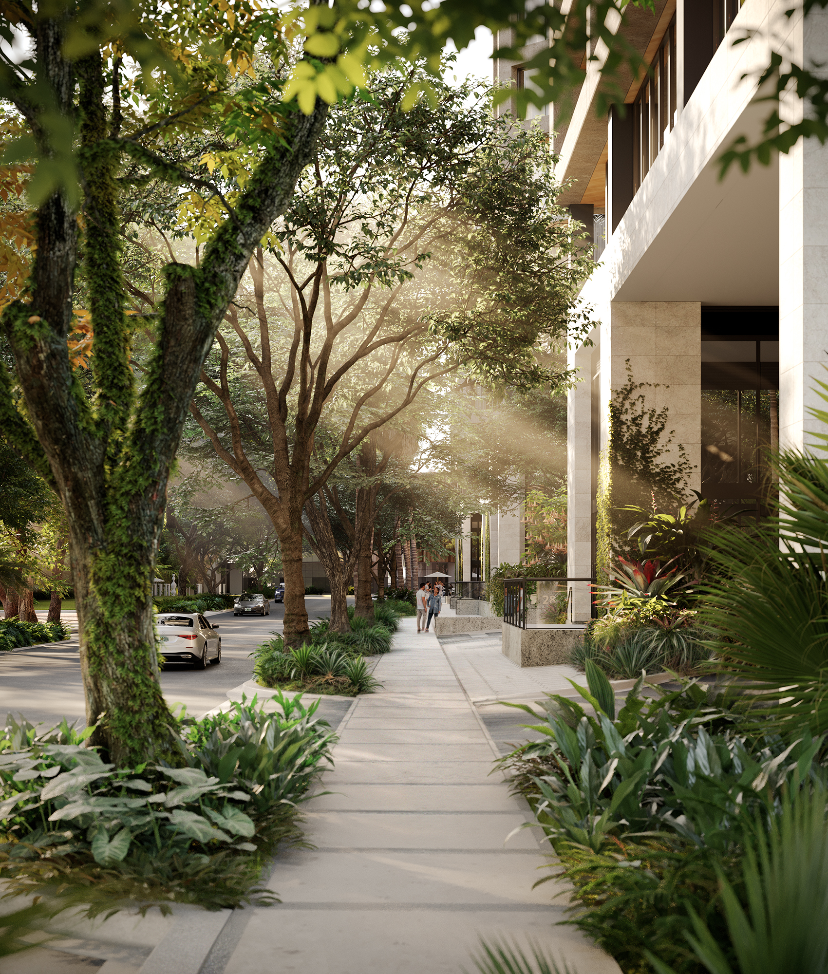 Streetscape &mdash; Tigertail Avenue